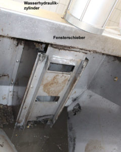 Sandwaschklassierer Fensterschieber