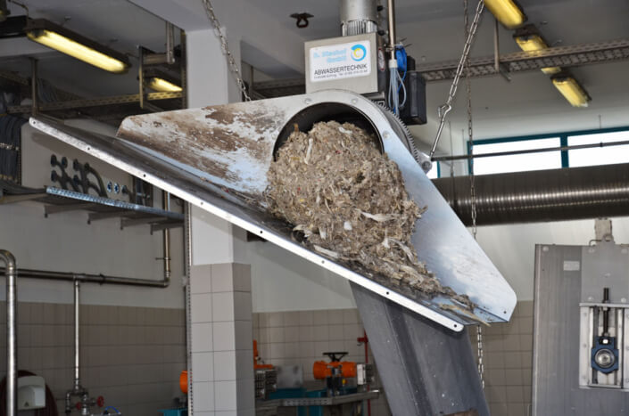Rechengutverteilsystem-5-Kempten-1 Verteilsystem für Rechen- und Süttgut Rechengutverteilsystem Containerverteilsystem Rechengutentsorgung Rechengut Kläranlage Theuern Amberg Abwasser Klärwerk